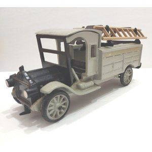 1920 Hand Crafted Ford Model T Service Work Truck Original Cast Iron Rubber Tire